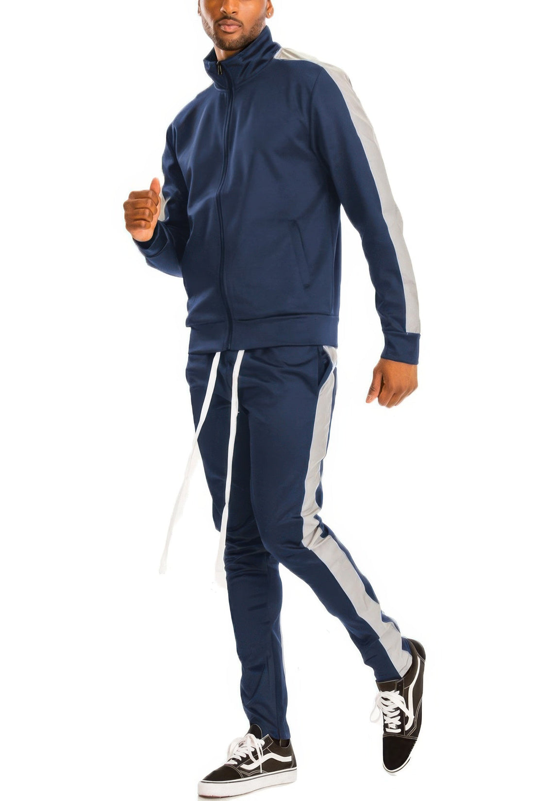Men's Single Stripe Track Set