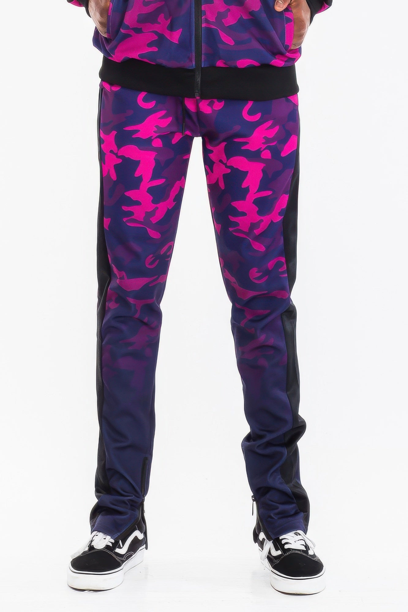 Men's Camo Ombre Print Track Pants