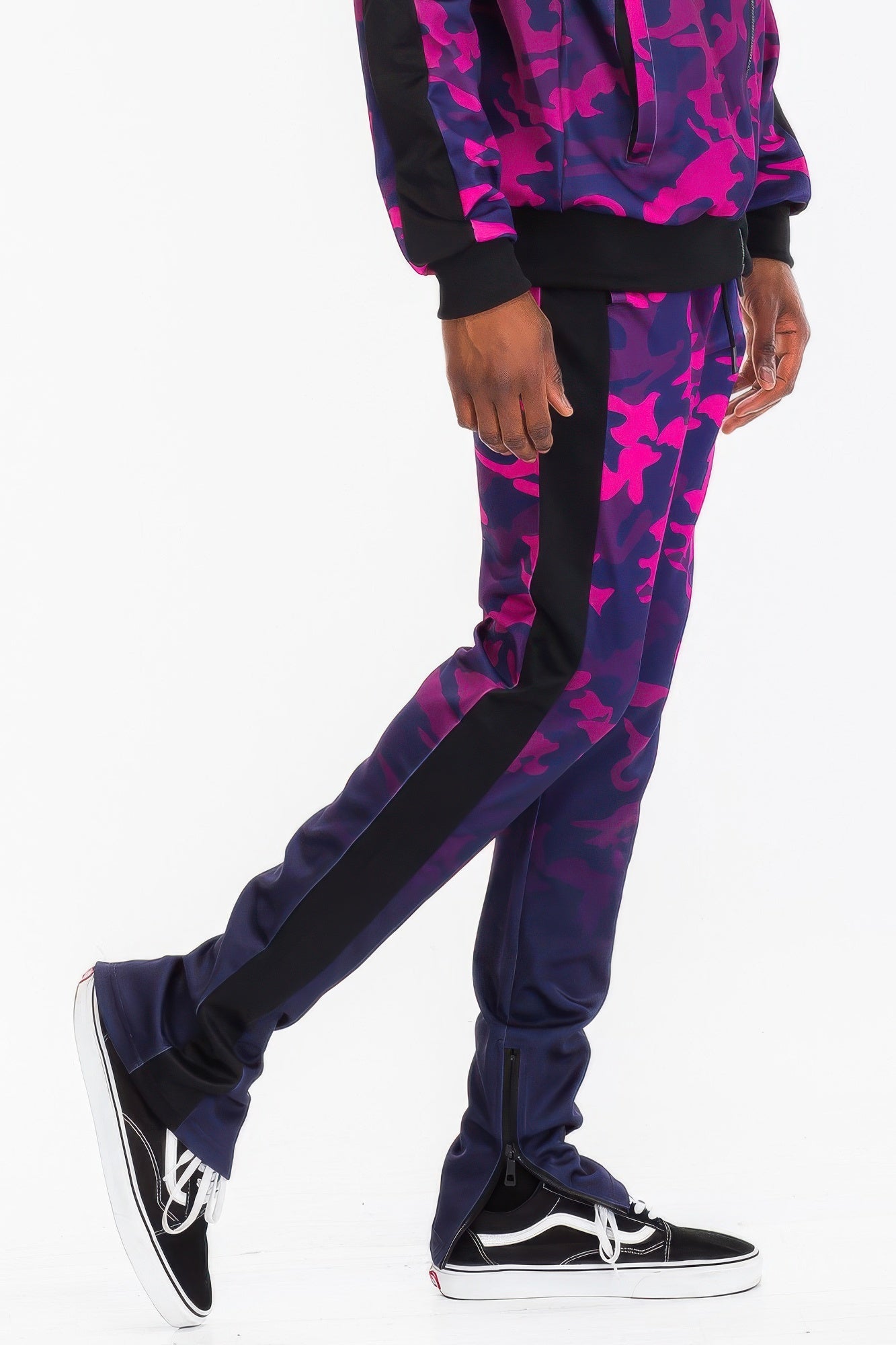 Men's Camo Ombre Print Track Pants