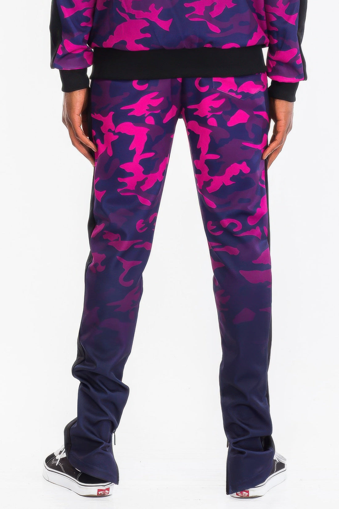 Men's Camo Ombre Print Track Pants