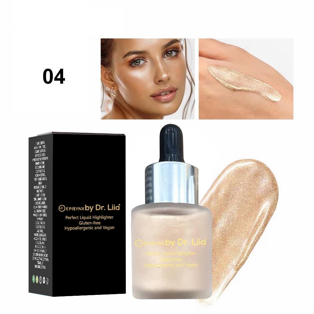 Perfect Liquid Highlighter Drops – Dewy, Luminous Glow (Vegan, Gluten-Free)