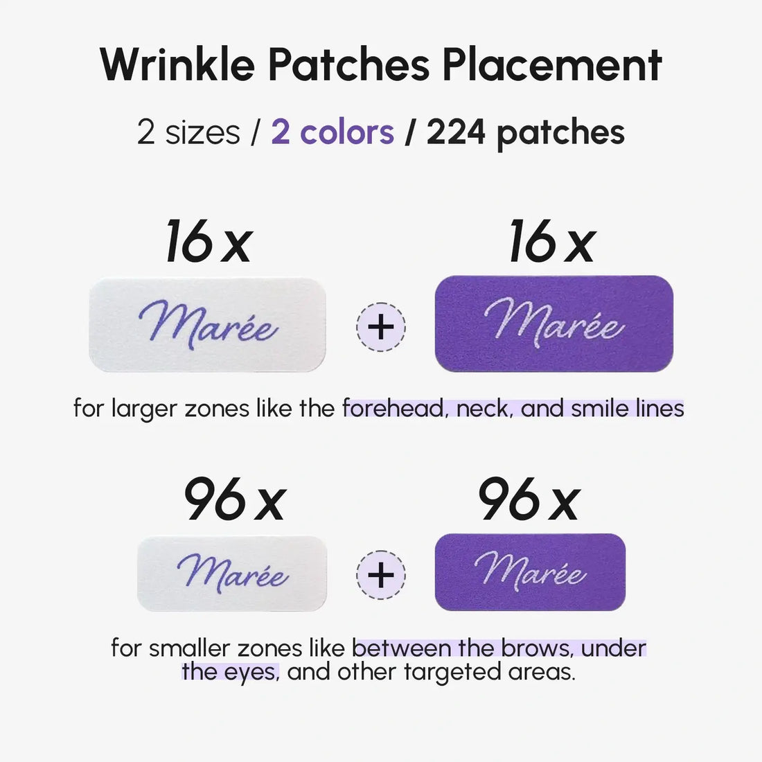 Marée® Anti-wrinkle Tape Patches