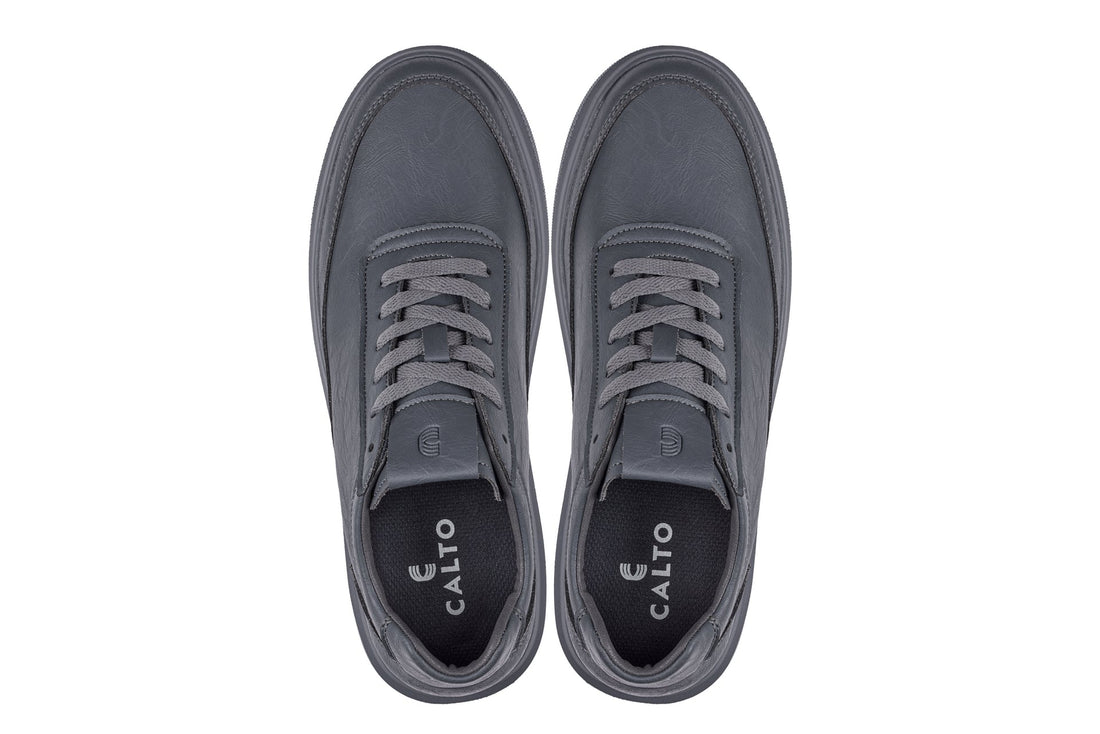 CALTO Men's (Iron Grey) - Lightweight Sneakers