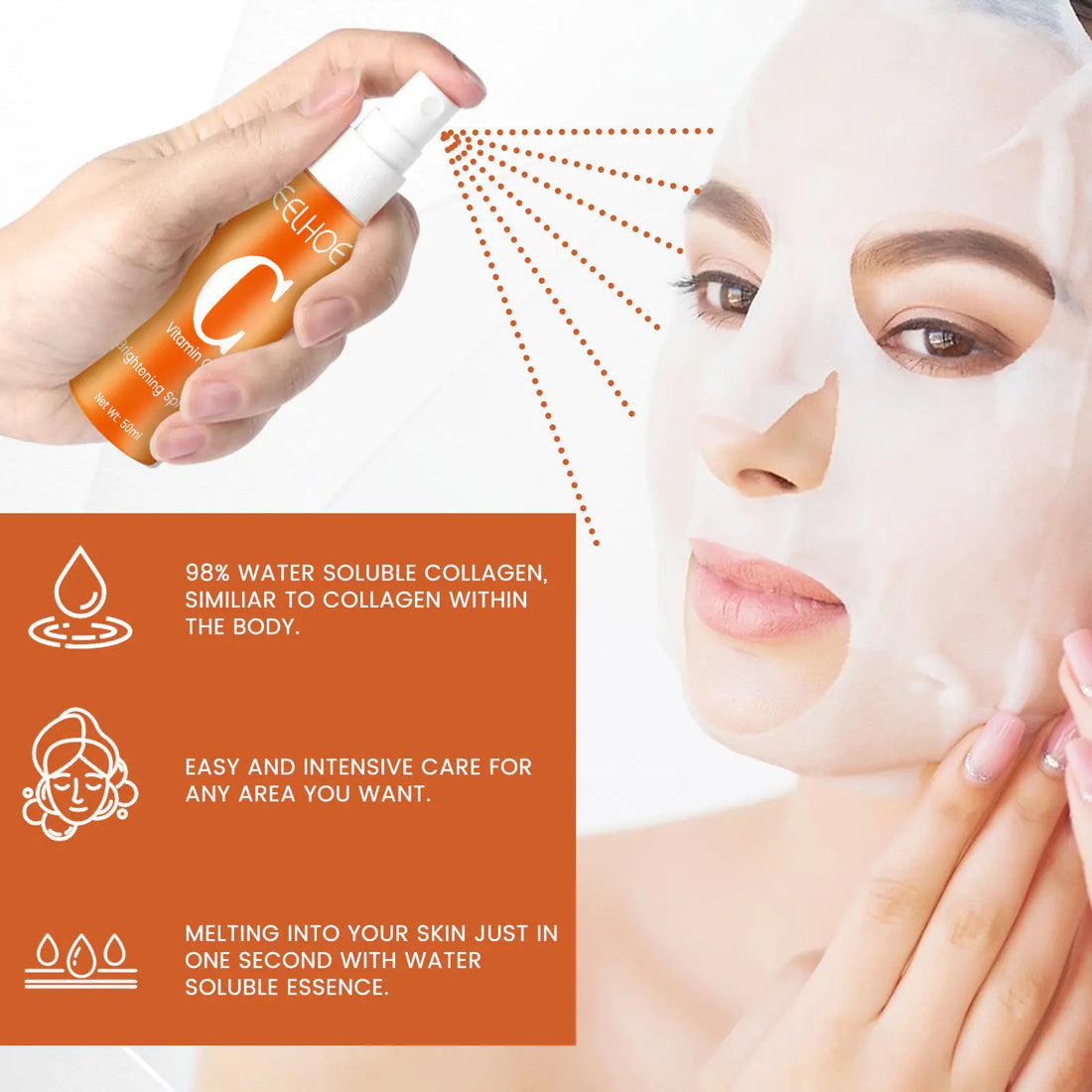 Collagen Anti-Aging Infusing Collagen Facial Spray Mask