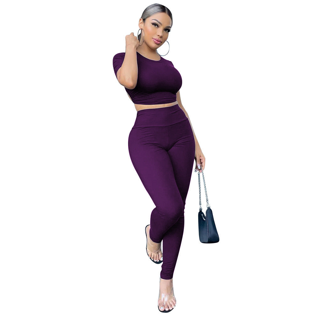 Women's Skinny Yoga Sport Workout Set
