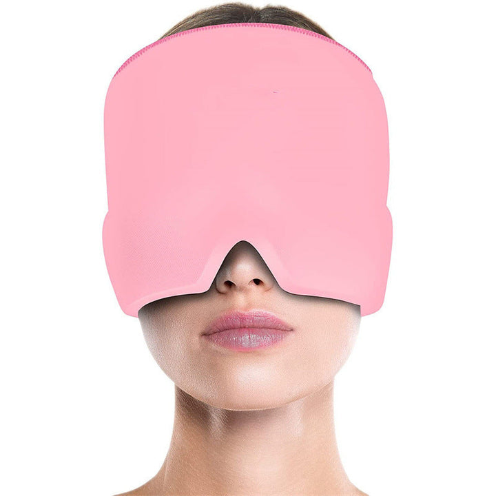 Migraine Relief Cold Therapy Comfortable Head Wrap Eye Mask For Puffy Eyes