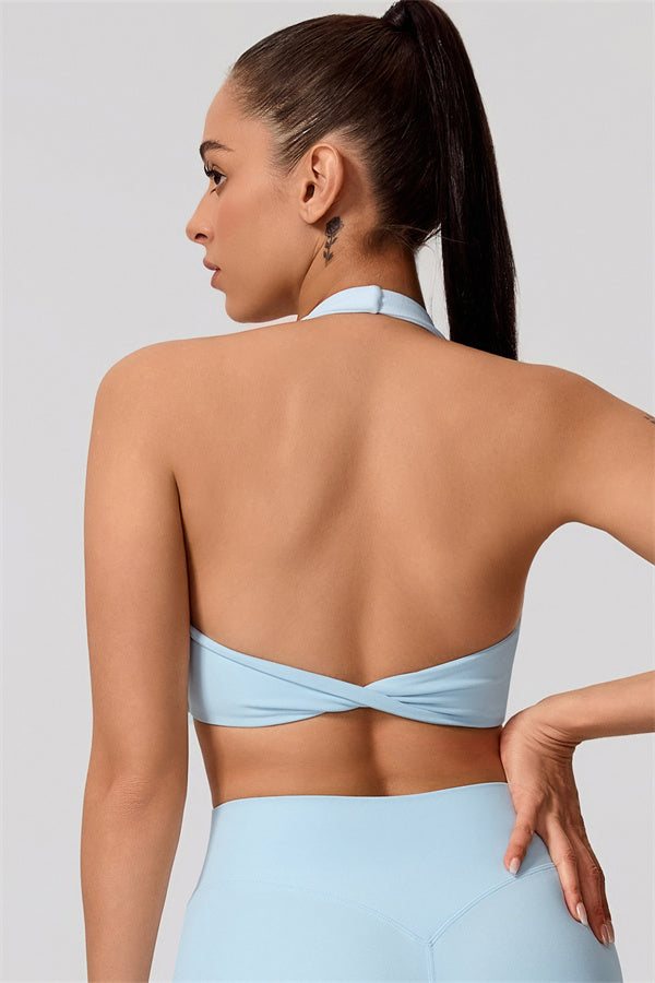 The Nestle Women's Sports Bra Straight Leg Pants 2-Piece Set