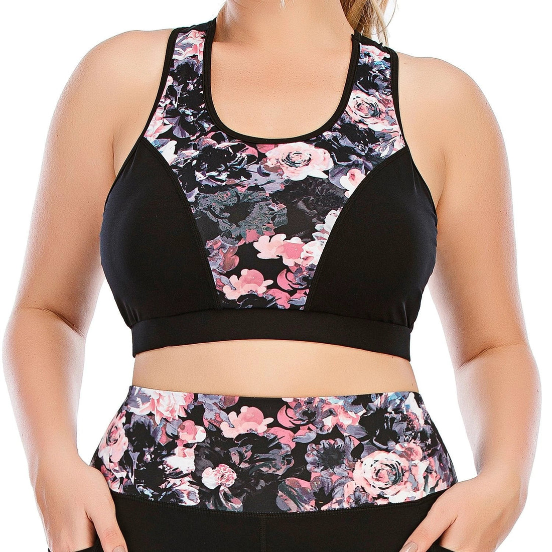 Women's Plus Size Workout Yoga Clothing Suit