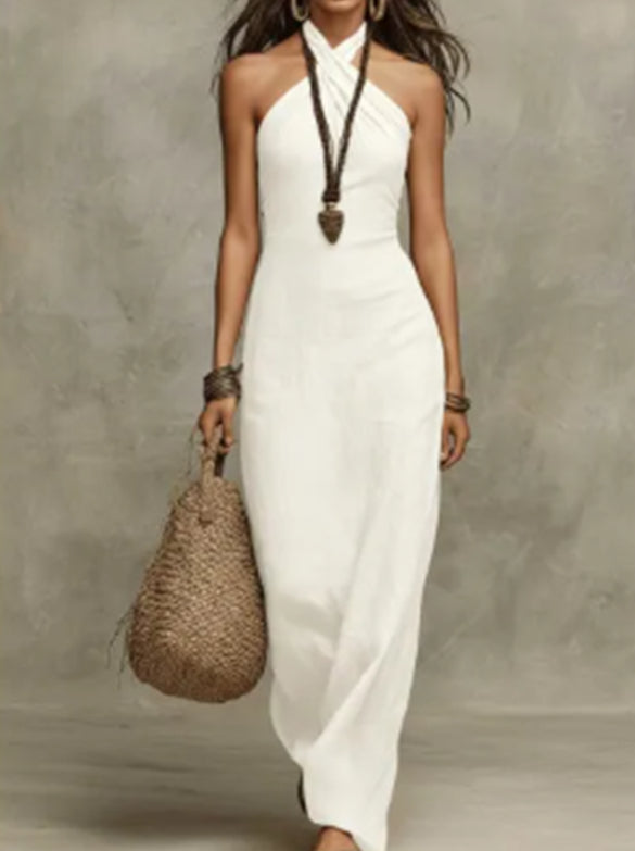 Women's Casual Solid Color Relaxed Fit Plus Size Jumpsuit