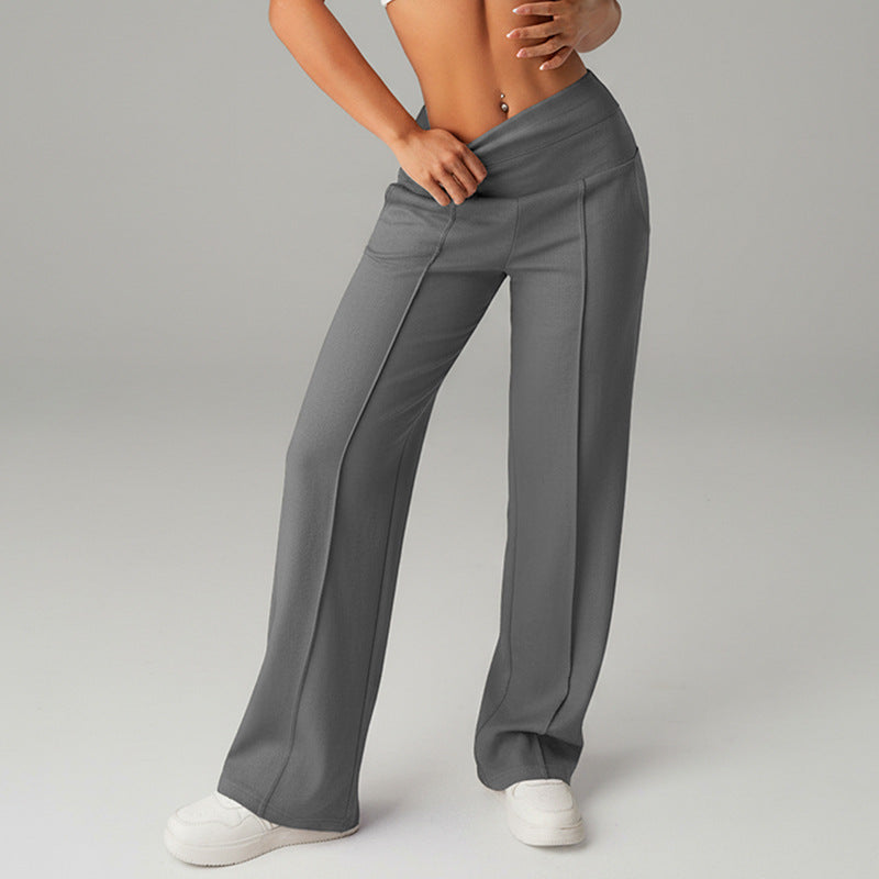 Women’s High Waisted Loose Fitting Wide Leg Sweatpants