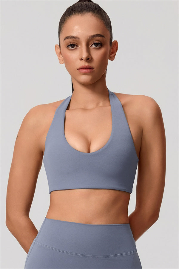 The Nestle Women's Sports Bra Straight Leg Pants 2-Piece Set