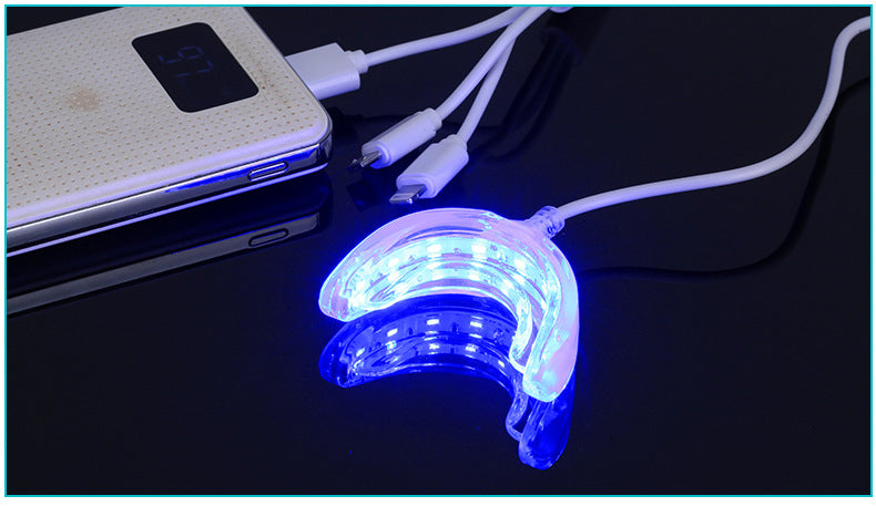 Smart LED Teeth Whitening Portable USB Charging Led Blue Light Dental Device Equipment