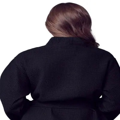 Women's Knee-Length Waffle Robe