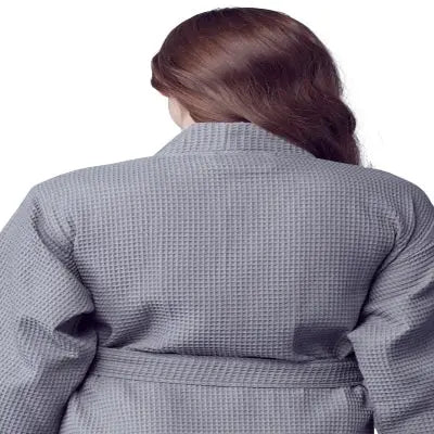 Women's Knee-Length Waffle Robe