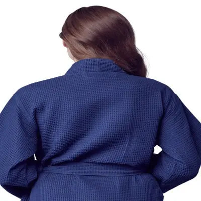 Women's Knee-Length Waffle Robe