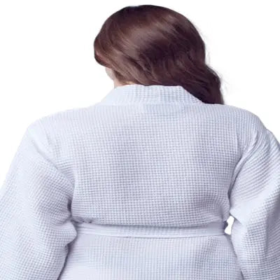 Women's Knee-Length Waffle Robe