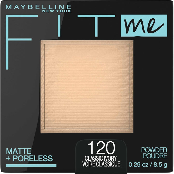 Fit Me Matte + Poreless Pressed Face Powder Makeup & Setting Powder, Classic Ivory