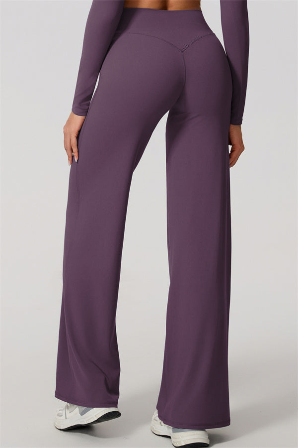 The Nestle Women's Sports Bra Straight Leg Pants 2-Piece Set
