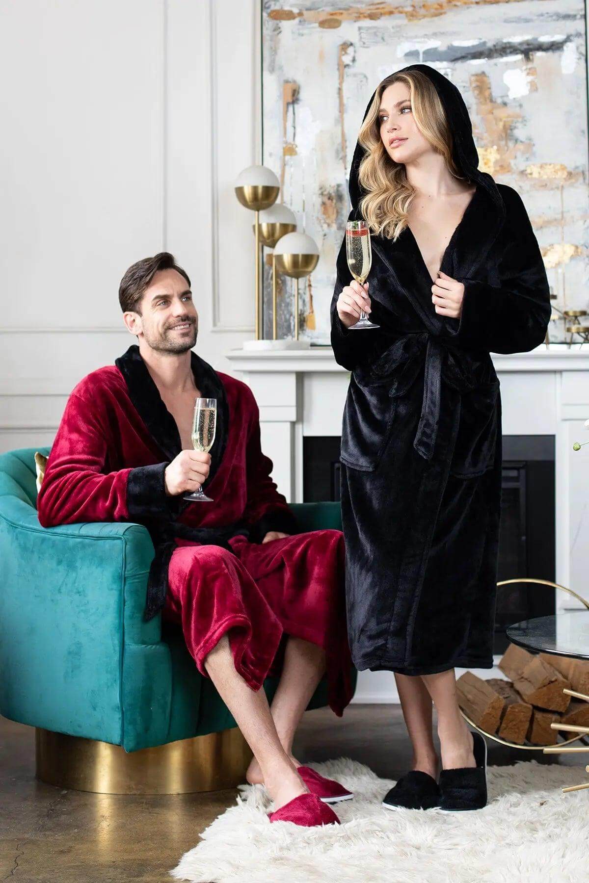 Men'sCozy Plush Robes – Built for Comfort, Designed to Last