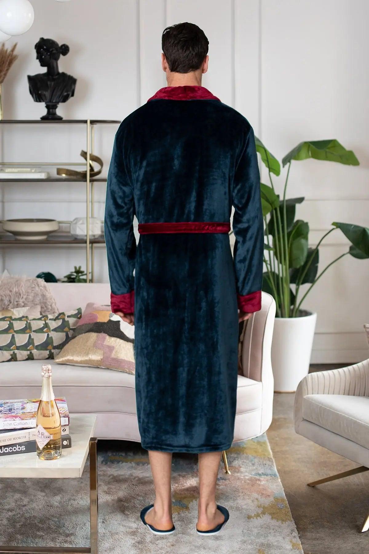 Men'sCozy Plush Robes – Built for Comfort, Designed to Last