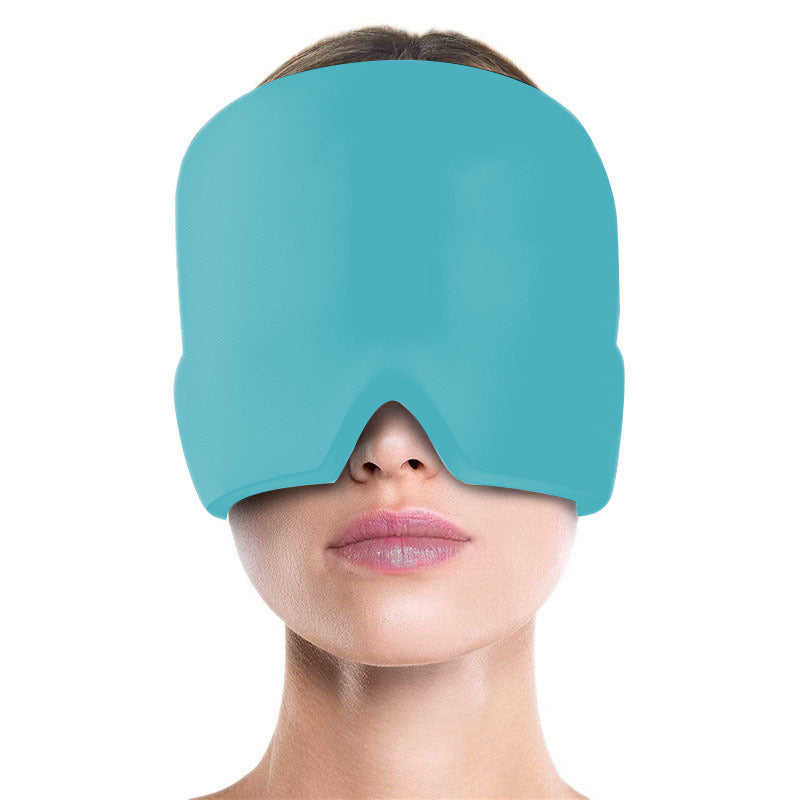 Migraine Relief Cold Therapy Comfortable Head Wrap Eye Mask For Puffy Eyes