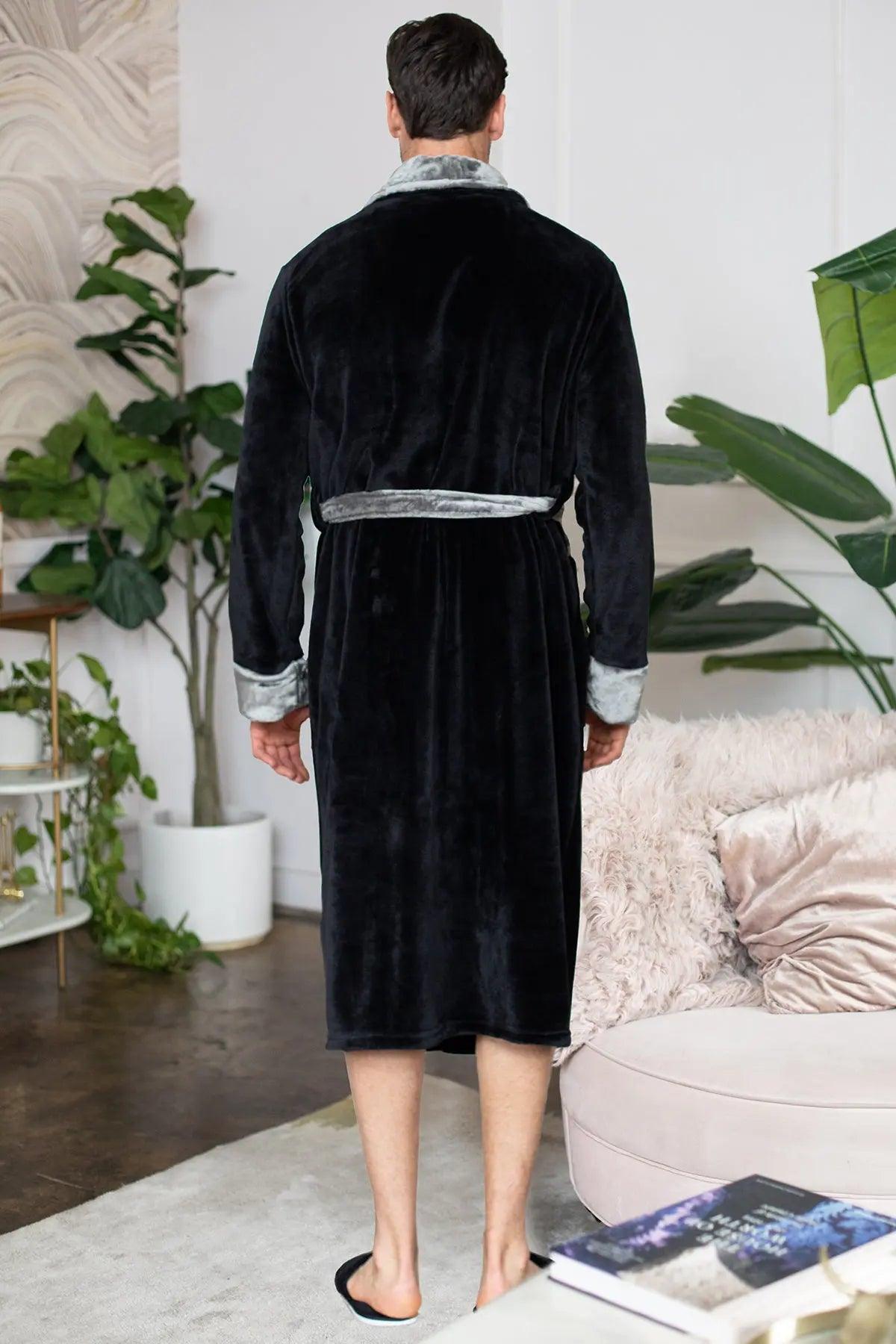 Men'sCozy Plush Robes – Built for Comfort, Designed to Last