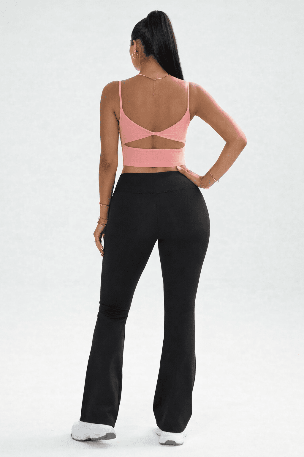 Women's Blaire Sport Twist Back Crop Tank Sports Bra