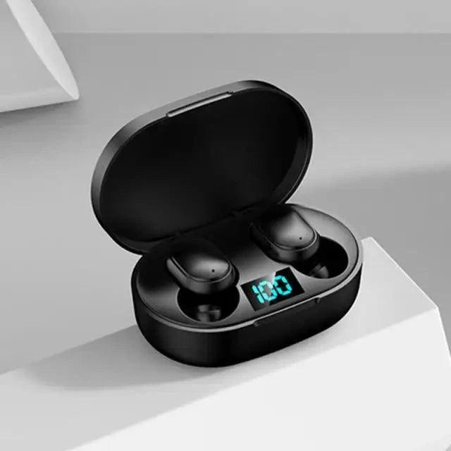 Bluetooth Wireless Ear Buds with 5.0 LED Display Button For Workouts And Running