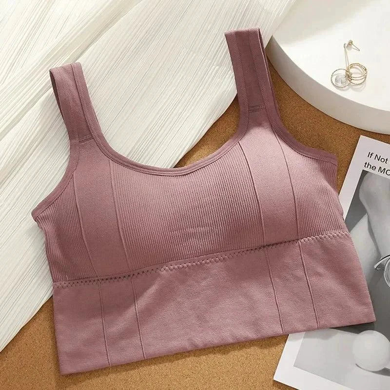 Mandotos Women's Seamless Yoga Breathable Sports Bra