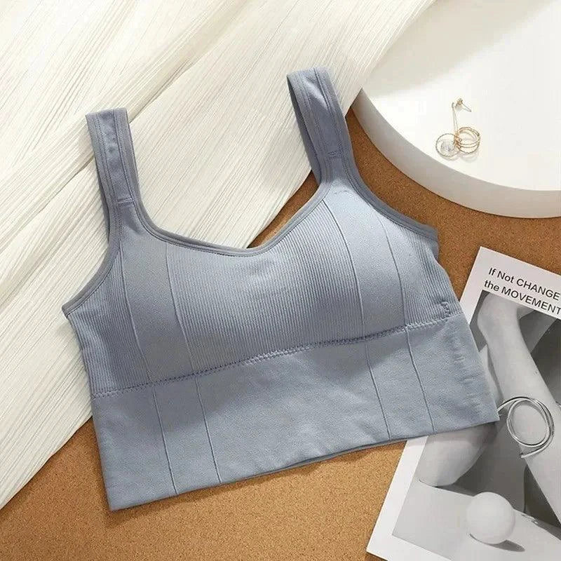 Mandotos Women's Seamless Yoga Breathable Sports Bra
