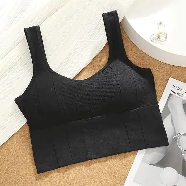 Mandotos Women's Seamless Yoga Breathable Sports Bra
