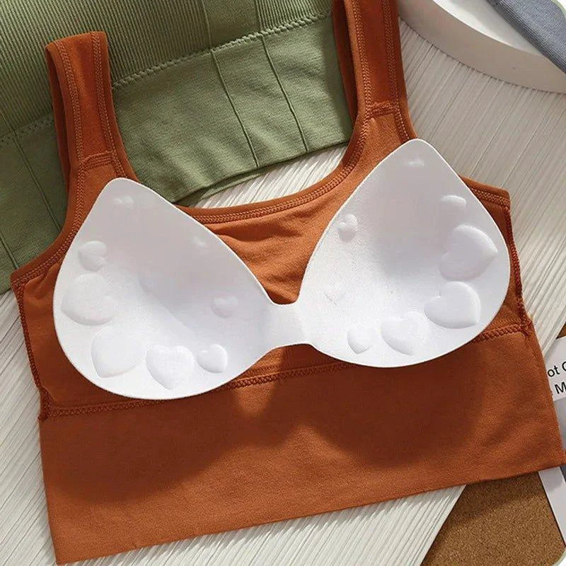 Mandotos Women's Seamless Yoga Breathable Sports Bra