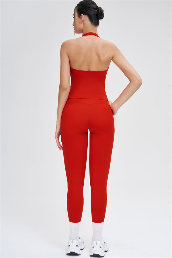 Women's The Stride Crop Top Isabella Leggings 2-Piece Set