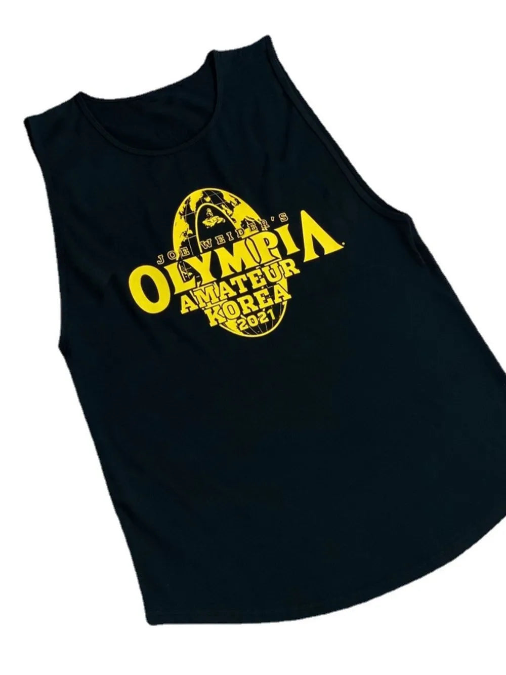 Men's Plus Size Graphic Round Neck Active Tank Top