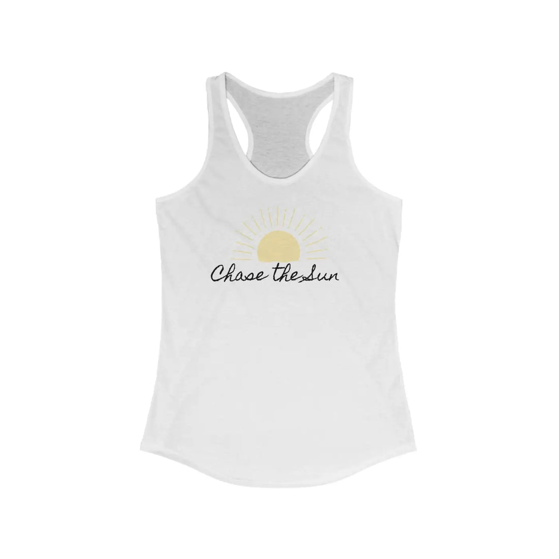 Women's Ideal Racerback Tank Top- Chase the Sun Athletic