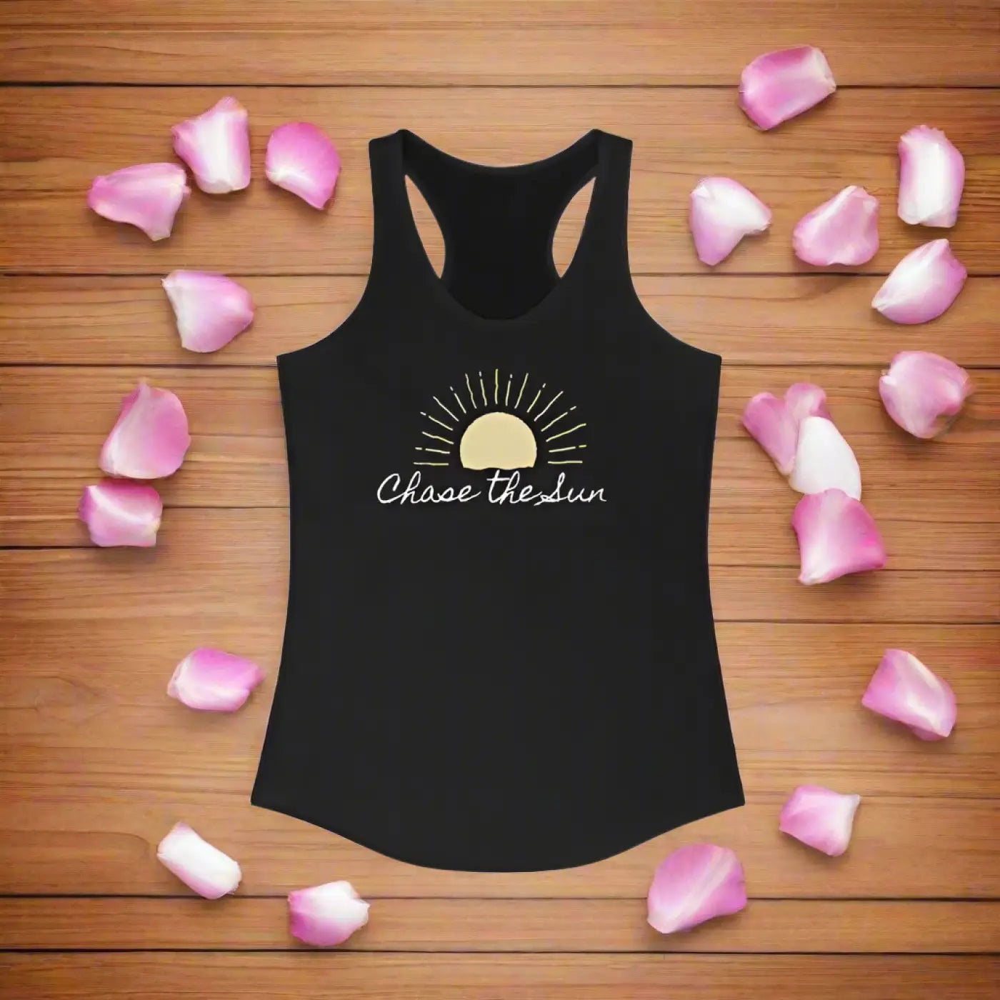 Women's Ideal Racerback Tank Top- Chase the Sun Athletic