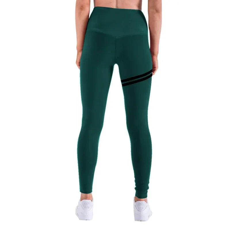 Women's Chic Gold Print Leggings
