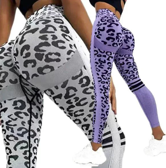 Women's Leopard Yoga High-Rise Leggings