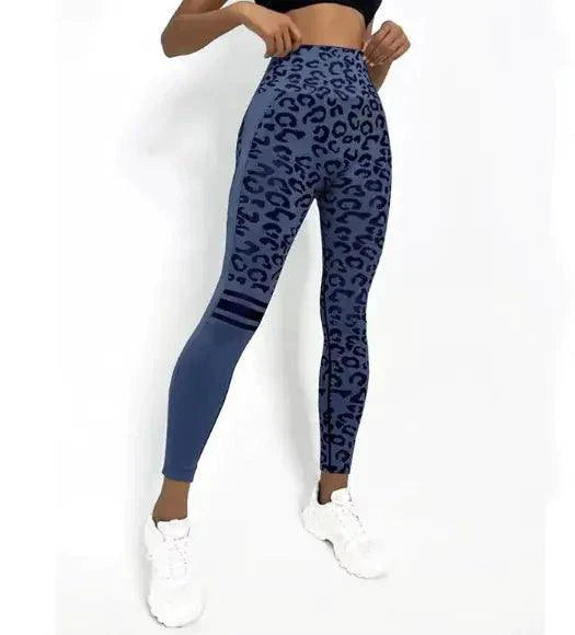 Women's Leopard Yoga High-Rise Leggings