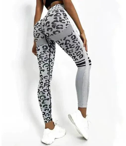Women's Leopard Yoga High-Rise Leggings