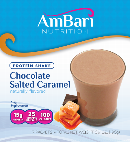 AmBari Chocolate Salted Caramel Shake