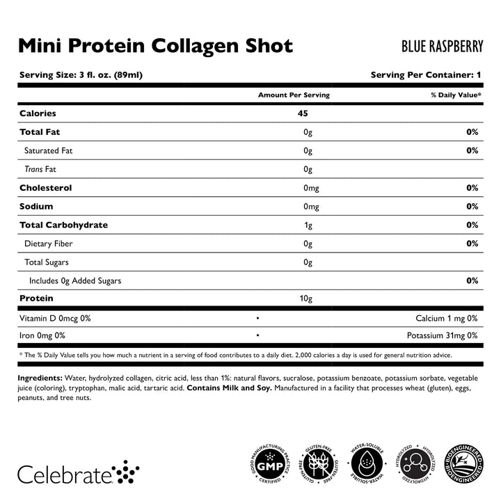 Collagen Mini 10g Protein Shots