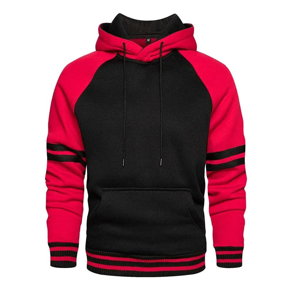 Cool Men's Patchwork Sweatshirt Hoodies