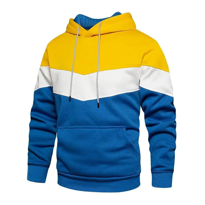 Cool Men's Patchwork Sweatshirt Hoodies