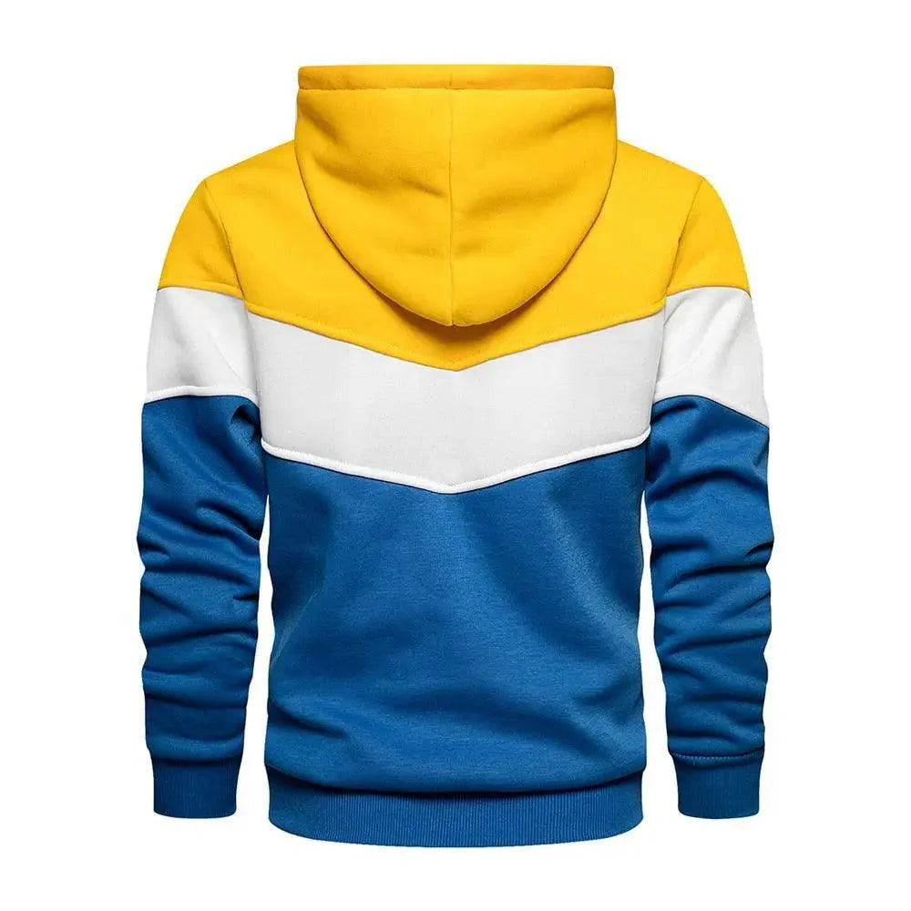 Cool Men's Patchwork Sweatshirt Hoodies