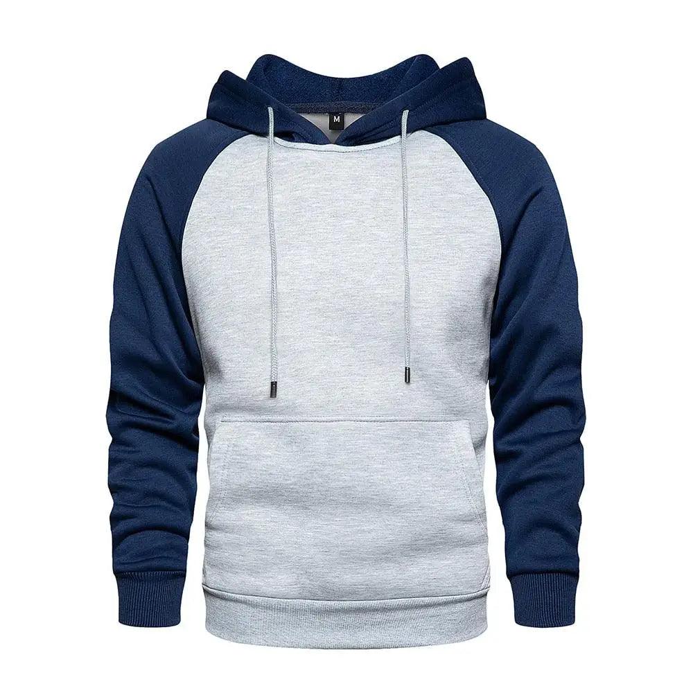 Cool Men's Patchwork Sweatshirt Hoodies