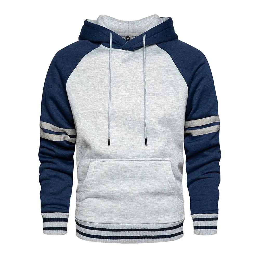 Cool Men's Patchwork Sweatshirt Hoodies