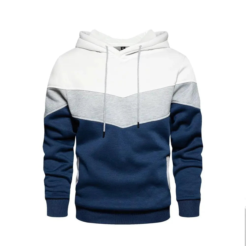 Cool Men's Patchwork Sweatshirt Hoodies