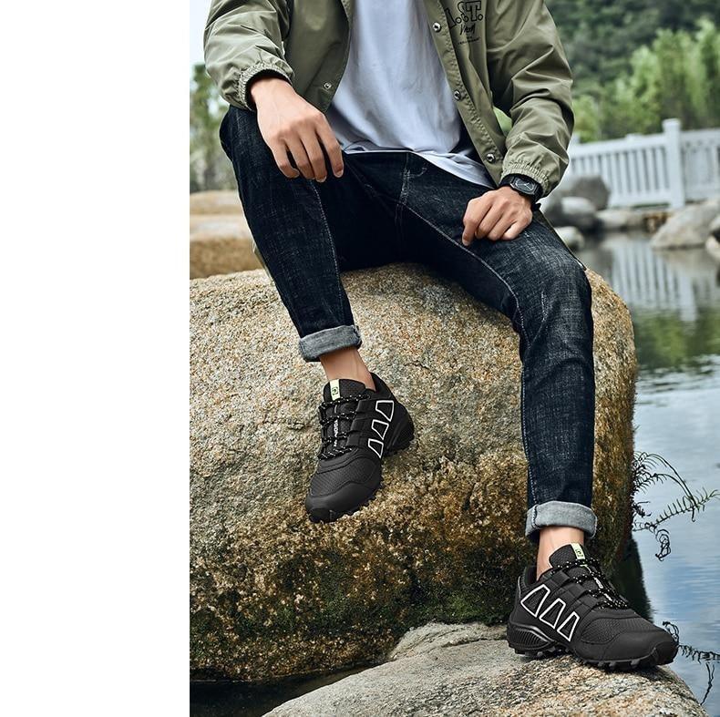 Cycling Men's Waterproof Outdoor Hiking Sneakers
