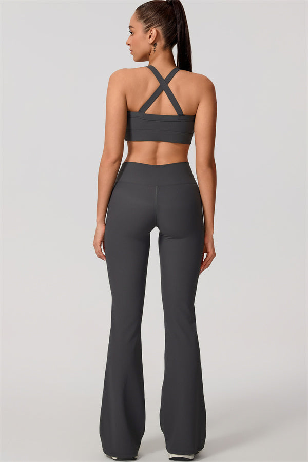 Women's The Daze Sports Bra Flared Leggings 2-Piece Set